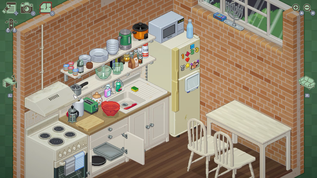 Unpacking oyun ekran görüntüsü - Mutfak düzeni